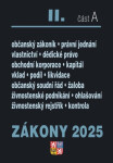Zákony II/A 2025 Občanský zákoník - Obchodní korporace, Občanský soudní řád, Živnostenský zákon