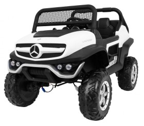 Mamido Dětské elektrické auto Buggy 4x4 Mercedes-Benz Unimog bílé