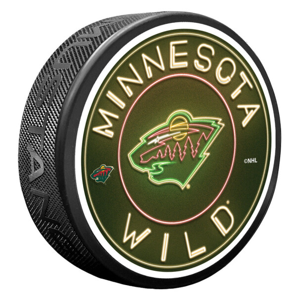 Mustang Puk Minnesota Wild NHL Neon
