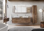 COMAD - Zrcadlová skříňka 80cm 2 dvířka SANTA FE OAK 5907611652466