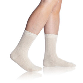 Zimní bambusové ponožky BAMBUS CASUAL SOCKS - BELLINDA - béžová 35 - 38