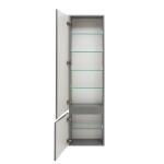 Koupelnová skříňka vysoká Naturel Savona 40,2x157x21,7 cm šedá mat SAVONAV40GM SAVONAV40GM