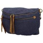 Trendy dámská textilní ledvinka Lena, tmavě modrá