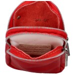 Trendová dámská kožená kapsa Lisa, červená
