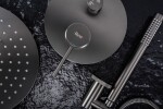 REA - Podomítková sprchová sada Lungo Grip Gun Grey + BOX REA-P8958