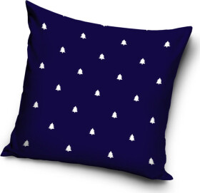 Povlak na polštářek Vánoční Pohoda Modrý