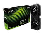 Palit GeForce RTX 5050 Dual 8GB / 2572MHz / 8GB GDDR6 / 128-bit / 1x HDMI + 3x DP / 550W (8) (PALr55d2)