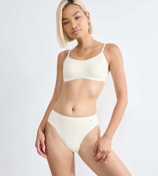 SLOGGI GO DAILY COTTON - 3× tai z kartáčované organické bavlny Sloggi SILK WHITE XL