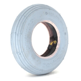Deli Tire Plášť + duše 200 x 50, Ø 200 mm, ŠEDÝ Ventilek: Podélný 2007_POD