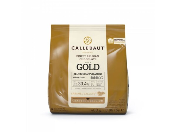 Callebaut Karamelová čokoláda GOLD (0,4 kg)