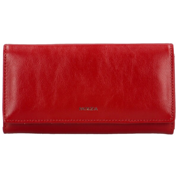 Módní dámská kožená peněženka Patrizia Albenia, červená