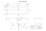 VILLEROY & BOCH - Subway Vana Duo, 160x70 cm, alpská bílá UBA167SUB2V-01