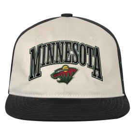Outerstuff Dětská kšiltovka Minnesota Wild NHL Flatbrim Arch Deadstock Snapback