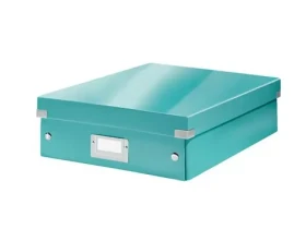 Leitz Krabice organizační s přihrádkami Click&Store M, Ledově modrá