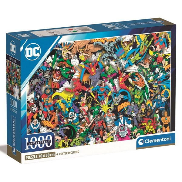 Puzzle Impossible: DC Comics 1000 dílků - Comansi
