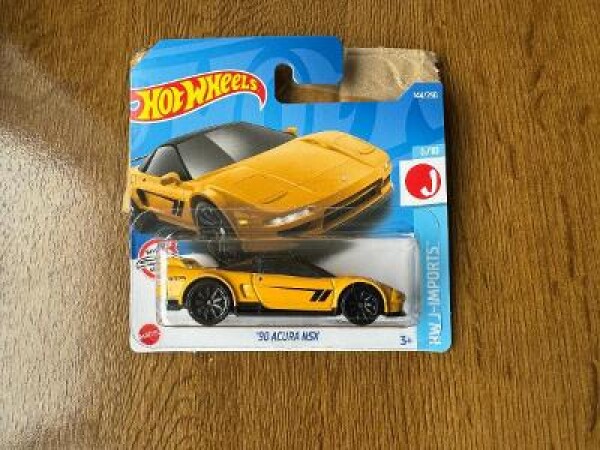 HOT WHEELS 6/10 HW J-IMPORTS 1990 ACURA NSX ŽLUTÁ