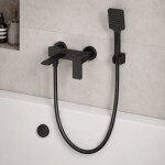 REA - Sprchová hadice proti překroucení Black 150 cm REA-08028