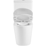 CERANO - WC kombi Carlito, Rimless - bezokrajové splachování + Slim/SoftClose sedátko - spodní/zadní odpad - bílá lesklá - 61x36,5 CER-417383