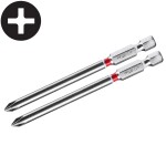 FORTUM 4741221 Bit prodloužený, PH 1, 90mm, sada 2ks