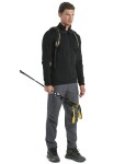 Pánská merino mikina ICEBREAKER Mens 560 Realfleece Elemental II LS Zip, Black velikost: S