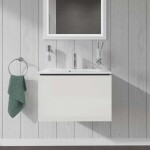 DURAVIT - L-Cube Umyvadlová skříňka Compact, 40x62x39 cm, 1 zásuvka, lesklá bílá LC615602222