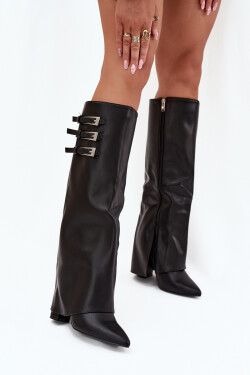 Kozačky na podpatku model 216789 Step in style 41