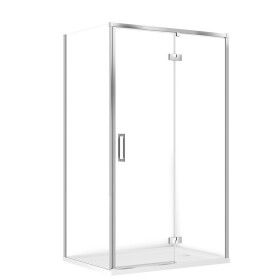 CERSANIT - SET C133 Sprchový kout Larga, pravý, 120x90x195, chrom + vanička Tako S601-334