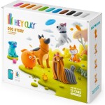 Hey Clay kreativní sadas - Dog story - TM Toys