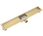 REA - Odtokový žlab Neox brush gold 50 REA-G4891