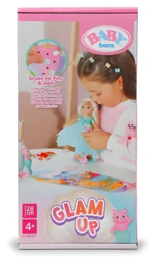 ZAPF CREATION BABY born Panenka Glam Up Sparkle růžová