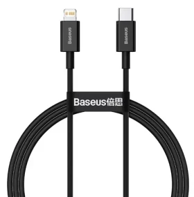 Baseus CATLYS-A01 Kabel USB-C (M) - Lightning (M) 1 m černá / 20W (CATLYS-A01)