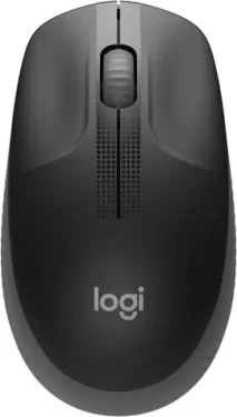 Rozbaleno - Logitech M190 šedá / optická bezdrátová myš / 1000 DPI / USB přijímač / 3 tlačítka / rozbaleno (910-005906.Rozbaleno)