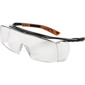 Univet 5X7 5X7-01-00 převlečné brýle vč. ochrany proti zamlžení, vč. ochrany před UV zářením černá, oranžová