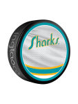 Inglasco / Sherwood Puk San Jose Sharks Reverse Retro Jersey 2022 Souvenir Collector Hockey Puck