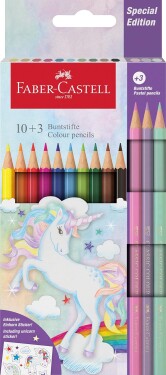 Faber-Castell Faber-Castell, 111219, sada pastelek, limitovaná edice jednorožec, 13 ks