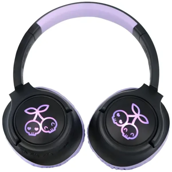 OTL Technologies Kuromi / Bezdrátová dětská sluchátka / mikrofon / Bluetooth / LED podsvícení / AUX (KU1526)