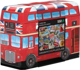 EUROGRAPHICS Puzzle v plechové krabičce Londýnský autobus