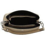 Dámská kožená crossbody kabelka Marianna, taupe