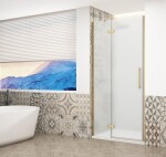 GELCO - TRINITY GOLD dveře do niky levé, 1200 matné sklo, GT1212ML-G GT1212ML-G