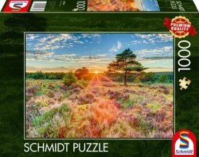 SCHMIDT Puzzle Vřesoviště při západu slunce
