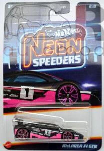 Hot Wheels McLaren F1 GTR Neon Speeders