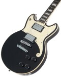 D'Angelico Double Cutaway Solid Body Black Flake