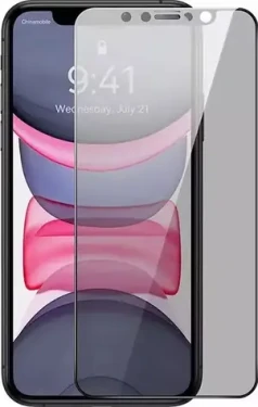 Baseus SGQP051002 Tvrzené sklo s privátním filtrem pro Apple iPhone 11/XR / 0.3 mm (SGQP051002)