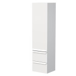Koupelnová skříňka vysoká Naturel Pavia 40x155x35 cm levá bílá mat bílá úchytka PAVIA3V40DVLBI PAVIA3V40DVLBI