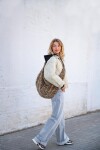 Taška přes rameno Reisenthel Moonbag Leo fake fur