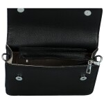 Stylová dámská koženková crossbody kabelka MaxFly Hanele, černá