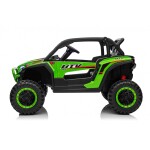 Mamido Elektrické autíčko Buggy UTV KCK 4x4 zelené 24V | 800W | 50 kg | EVA | LED | 2,4Ghz | ECO kůže
