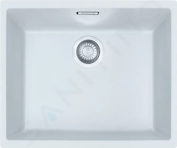 Franke Tectonitový dřez SID 110-50, 53x44 cm, bílá 125.0363.788