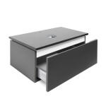 Koupelnová skříňka s žulovou krycí deskou SAT Feel 80x30x46 cm antracit mat SATFEEL80ANTZ SATFEEL80ANTZ