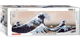 EUROGRAPHICS Panoramatické puzzle Velká vlna u pobřeží Kanagawy